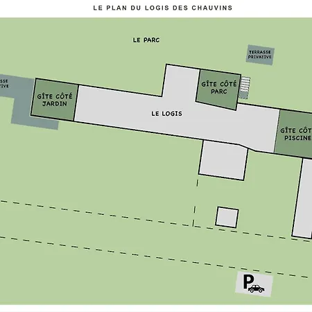 بيت للعطل Logis Des Chauvins - Gite Cote Parc Port-dʼEnvaux